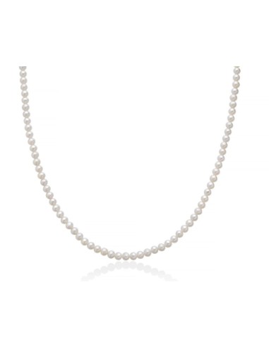 Acquista Collana filo di perle MILUNA in oro bianco 18Kt e perle Ø ...