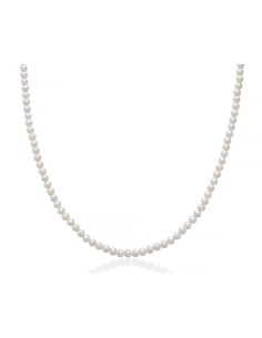 Collana filo di perle MILUNA in oro bianco 18Kt e perle Ø 4,5-5 PCL...