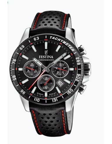 Orologio FESTINA Timeless Chronograph F20561/4 Nero con cinturino i...