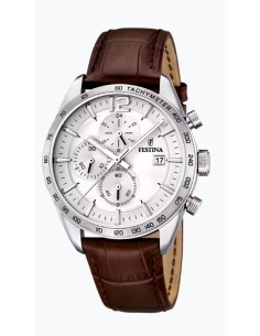 Orologio FESTINA Timeless Chronograph F16760/1 Argento con cinturin...