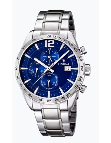 Orologio FESTINA Timeless Chronograph F16759/3 Blu con cinturino in...