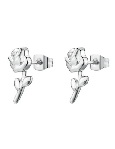Orecchini BROSWAY Chakra Amore in acciaio 316L con Rosa BHKE198 onl...