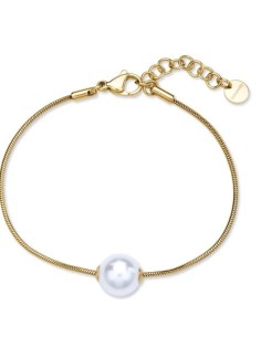 Bracciale BROSWAY Perfect in acciaio 316L dorato con Perla BPC53  a...