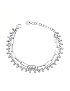 Bracciale doppio filo LIU-JO in acciaio LJ2999  a solo 31,20 € su O...