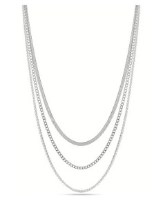 Collana multifilo LIU-JO in acciaio con cristalli LJ2645  a solo 63...