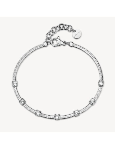 Bracciale BROSWAY Dreaming in acciaio 316L e cristalli BIG14 only 2...