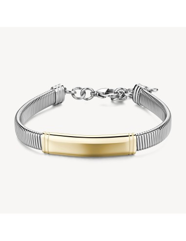 Bracciale Uomo BROSWAY Riptide in acciaio 316L pvd oro con piastra ...