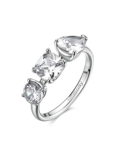 Anello BROSWAY Dreaming in acciaio 316L e cristalli BIG31C Misura 1...