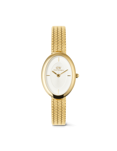 Orologio DANIEL WELLINGTON Juliette Braided Mesh White Sunray Gold ...