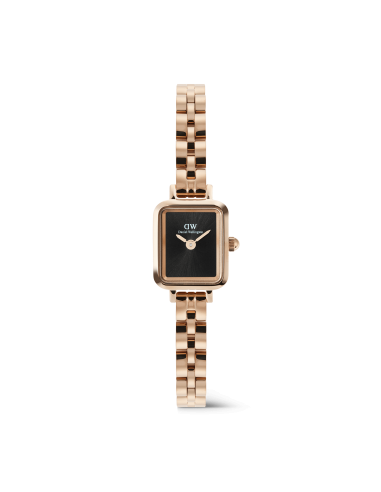 Orologio DANIEL WELLINGTON Quadro Mini Arch 3-link Onyx Sunray Rose...