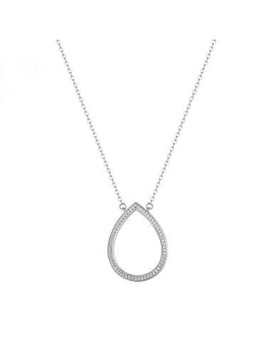 Collana girocollo ROSATO Sofia in argento 925 RZSO05 con pendente e...