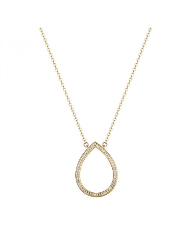 Collana girocollo ROSATO Sofia in argento 925 dorato RZSO06 con pen...
