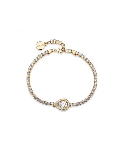Bracciale tennis ROSATO Anna in argento dorato 925 RZAN14 con crist...