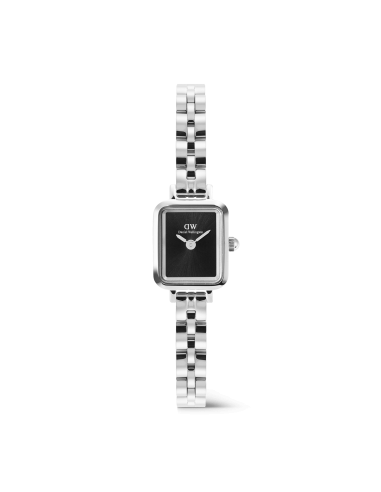 Orologio DANIEL WELLINGTON Quadro Mini Arch 3-link Onyx Sunray Silv...