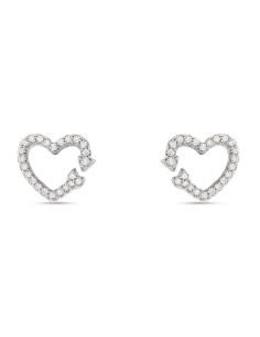 STROILI Orecchini Lobo Silver Moments Argento Rodiato Cubic Zirconia 1664641