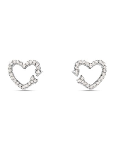 STROILI Orecchini Lobo Silver Moments Argento Rodiato Cubic Zirconia 1664641