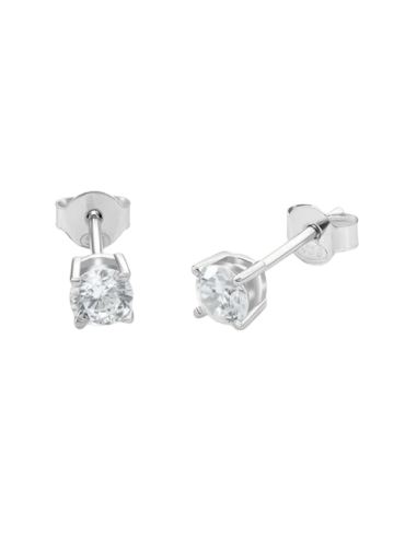 STROILI Orecchini Lobo Punto Luce Silver Elegance Argento Rodiato Cubic Zirconia 1275947