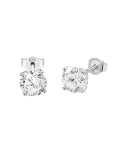 STROILI Orecchini Lobo Punto Luce Silver Elegance Argento Rodiato Cubic Zirconia 1275950