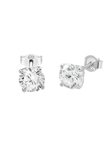 STROILI Orecchini Lobo Punto Luce Silver Elegance Argento Rodiato Cubic Zirconia 1275950