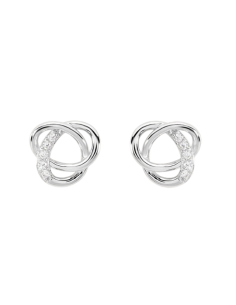 STROILI Orecchini A Cerchio Silver Elegance Argento Rodiato Cubic Zirconia 1628547
