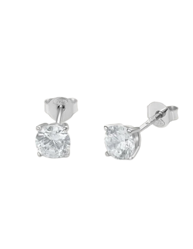 STROILI Orecchini Lobo Punto Luce Silver Elegance Argento Rodiato Cubic Zirconia 1317733