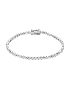 STROILI Bracciale Tennis Silver Elegance Argento Rodiato Cubic Zirconia 1619154