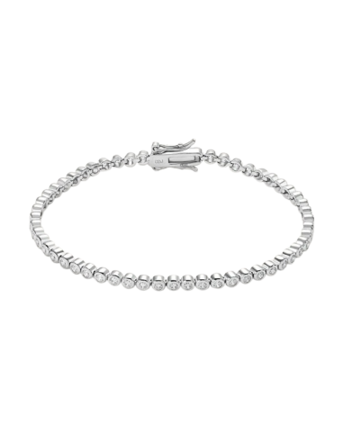 STROILI Bracciale Tennis Silver Elegance Argento Rodiato Cubic Zirconia 1619154