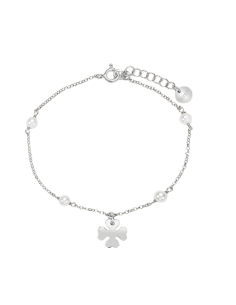 STROILI Bracciale Silver Pearls Argento Rodiato Perla sintentica 1628114