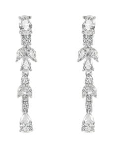 STROILI Orecchini Pendenti Silver Elegance Argento Rodiato Cubic Zirconia 1688382