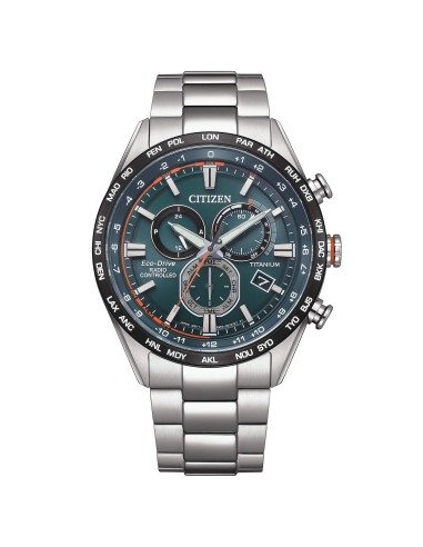 Orologio CITIZEN Radiocontrollato H660 Super Titanio CB5946-82X Gre...