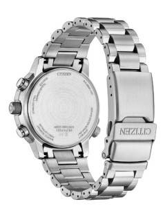 Orologio CITIZEN Radiocontrollato Crono Pilot Acciaio 41mm AT8300-5... 2