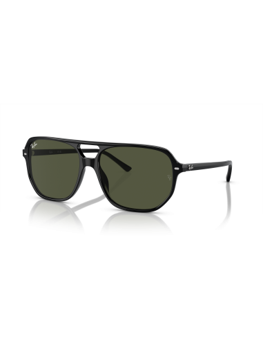 Occhiali sole RAY-BAN Bill One RB2205 901/31 57 Black Green a soli ...