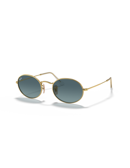Occhiali sole RAY-BAN Oval RB3547 001/3M 51 Arista Blue Gradient on...