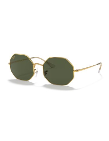 Occhiali sole RAY-BAN Octagon RB1972 919631 54 Gold G-15 Green only...