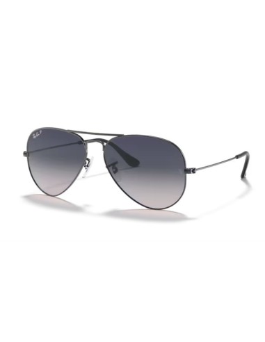 Occhiali sole RAY-BAN Aviator Large Metal RB3025 004/78 58 Gunmenta...