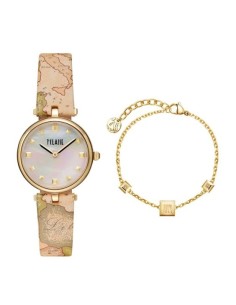Orologio ALVIERO MARTINI 1698555 Nacre + Bracciale in acciaio dorat...