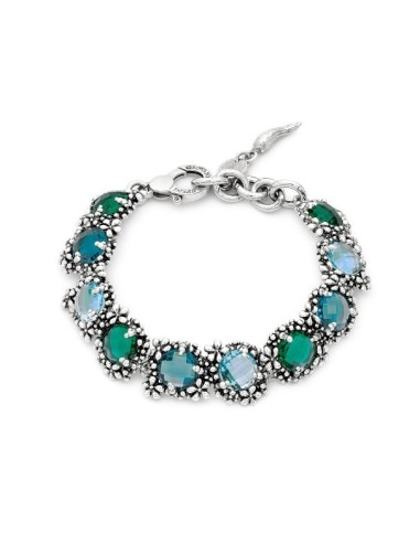 Bracciale GIOVANNI RASPINI Blue Ivy 12427 in argento 925 e cristall...