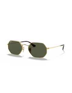 Occhiali sole RAY-BAN Octagonal RB3556N 001 53 Gold G-15 Green a so...