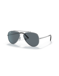 Occhiali sole RAY-BAN New Aviator RB3625 003/R5 58 Silver Blue a so...