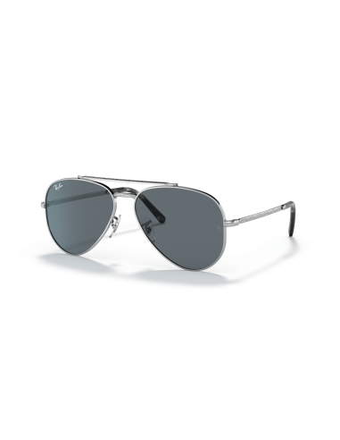Occhiali sole RAY-BAN New Aviator RB3625 003/R5 58 Silver Blue only...