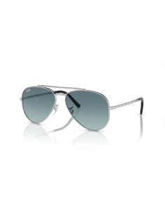 Occhiali sole RAY-BAN New Aviator RB3625 003/3M 58 Silver Blue only...