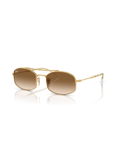 Occhiali sole RAY-BAN RB3719 001/51 54 Gold Light Brown only 173,00...