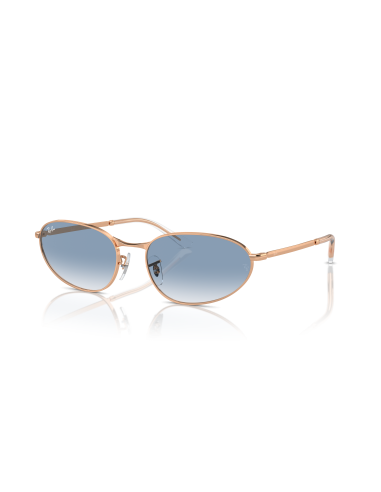 Occhiali sole RAY-BAN RB3734 92023F 56 Rosegold Blue only 162,00 € ...