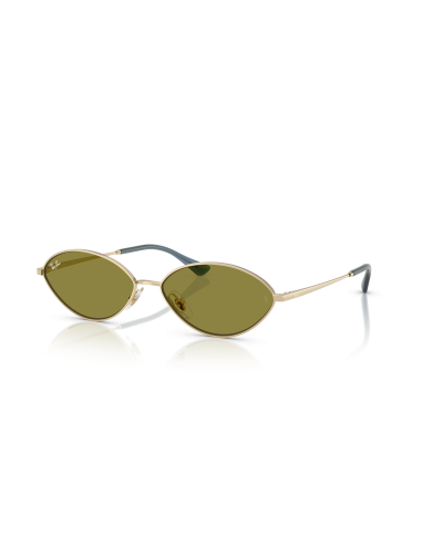 Occhiali sole Ray Ban Kai RB3757 9213/2 56 Light Gold Green only 87...