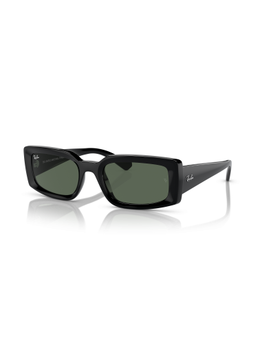 Occhiali sole Ray Ban Kiliane RB4395 667771 54 Black Dark Green a s...