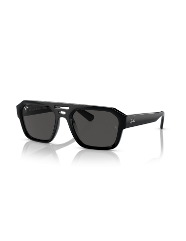 Occhiali sole Ray Ban Corrigan RB4397 667787 54 Black Dark Grey onl...