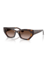 Occhiali sole Ray Ban Zena RB4430 135913 49 Havana Brown Gradient o...