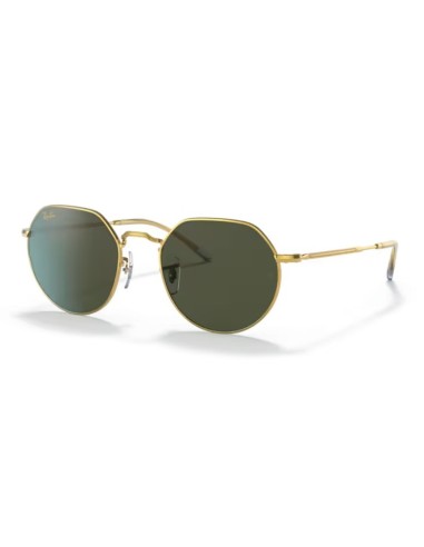 Occhiali sole RAY-BAN Jack RB3565 919631 53 Gold Green only 104,32 ...