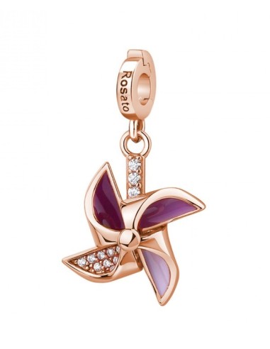 Ciondolo ROSATO STORIE in argento rosato e smalti colorati RZ205 Gi...