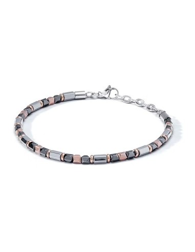 Bracciale COMETE GIOIELLI Uomo UBR 1148 in acciaio pvd oro rosa ed ...